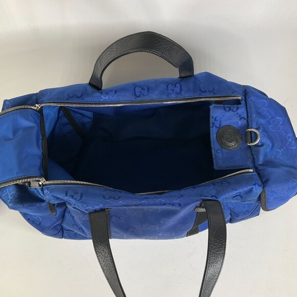 Gucci Off the Grid Duffle Bag GG Monogram Blue - Picture 7 of 16